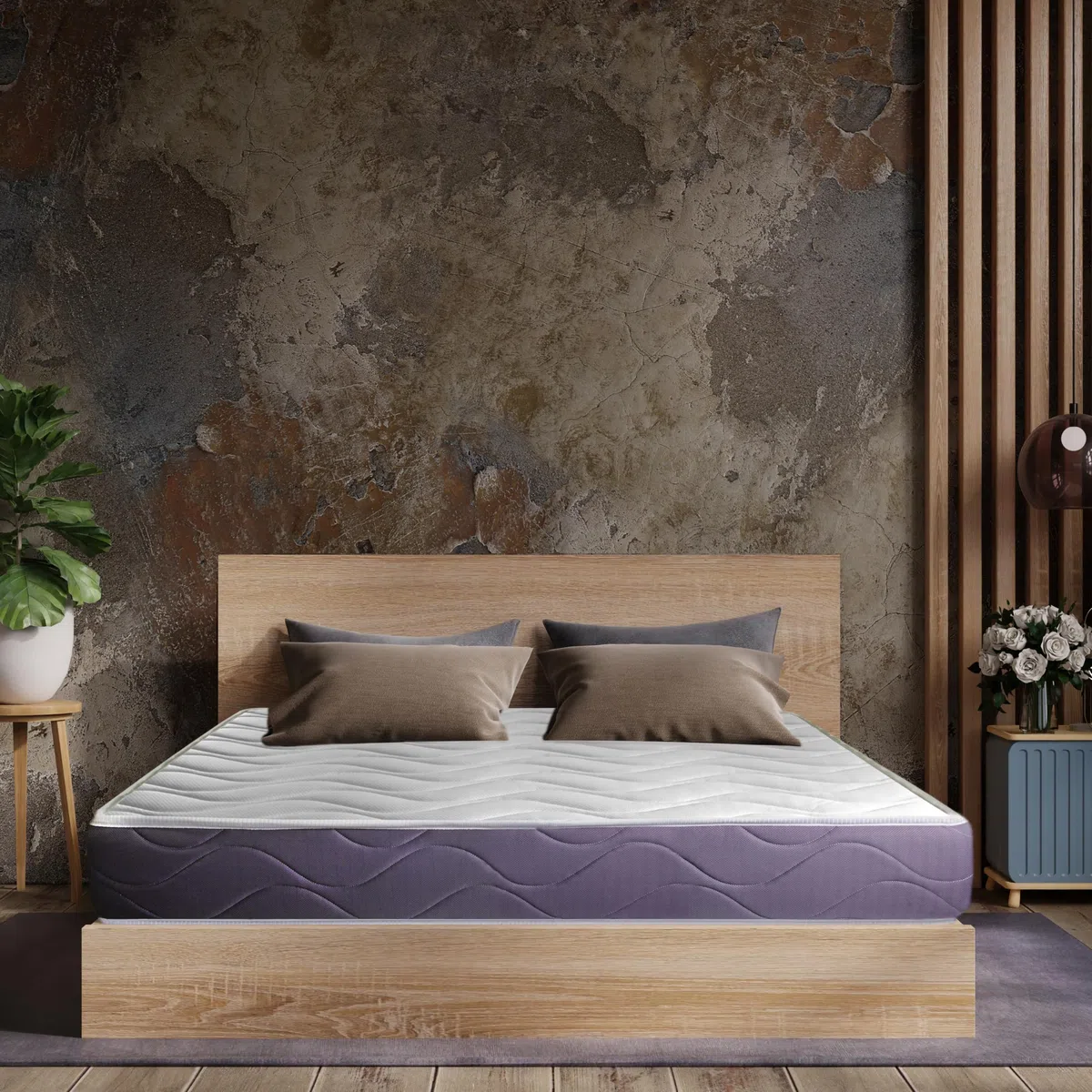 vimavì Materasso Matrimoniale Memory ViscoPur e Waterfoam 160x190-7 Zone Differenziate - Disp. Medico – Coppia Cuscini Omaggio - Ortopedico Ergonomico - Anallergico Antiacaro - Made in Italy - NAOS